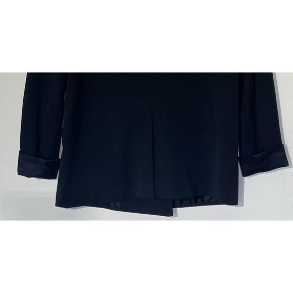 Zara Double Breasted Long Tuxedo Blazer Jacket - Picture 8 of 8